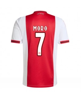 Günstige Ajax Raul Moro #7 Heimtrikot 2025-26 Kurzarm